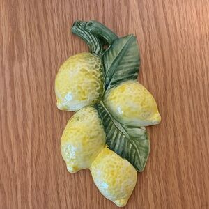 Vintage Bassano Lemon Wall Plaque - made in Italy